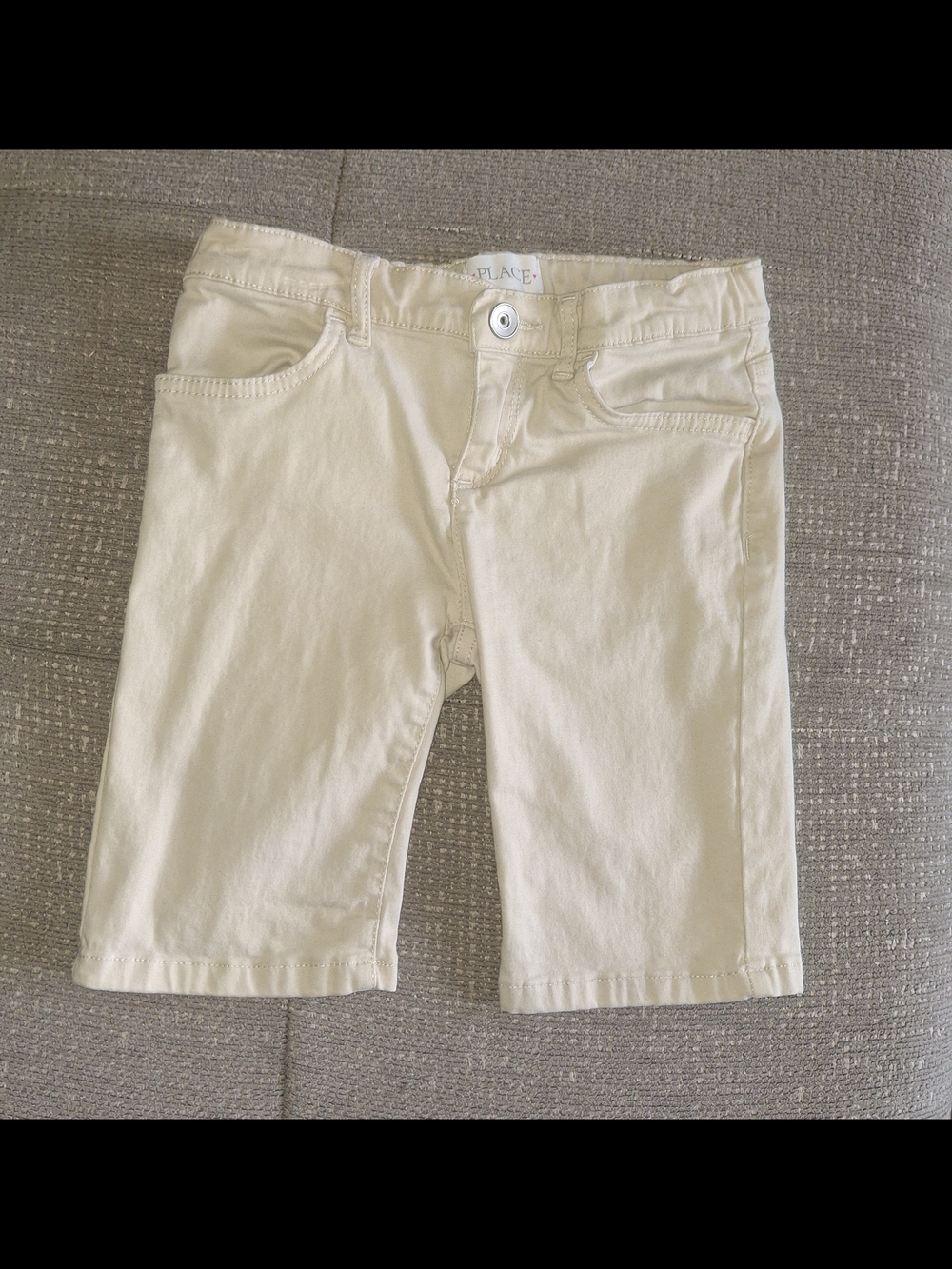 The Childrens Place Girls' Light Khaki Shorts